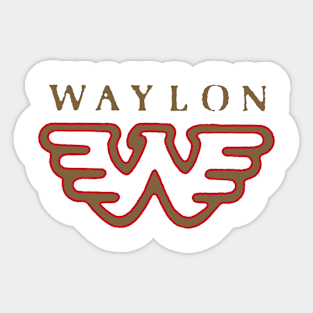 Waylon Jennings Sticker